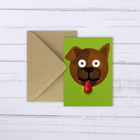 Doggy balloon card