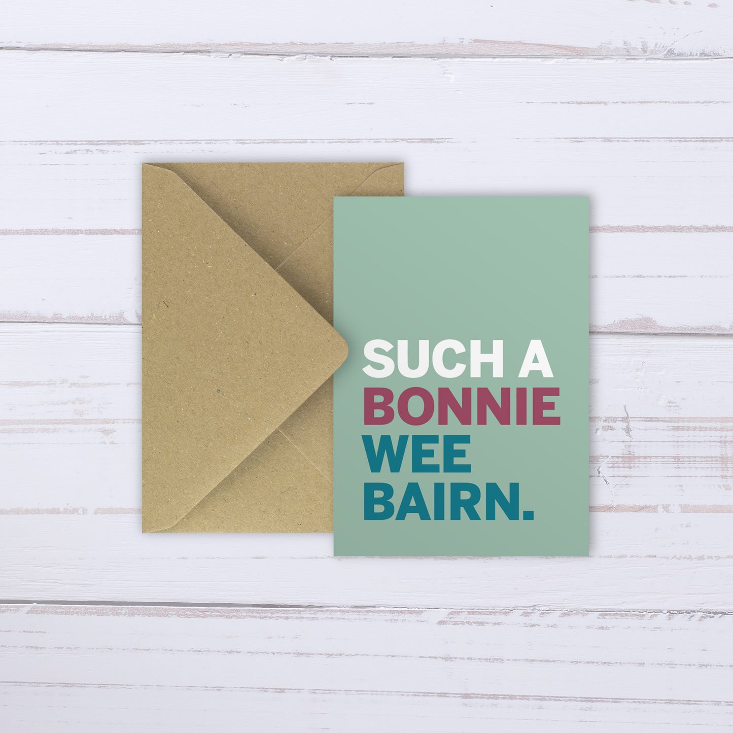 Such Bonnie Wee Bairn | card