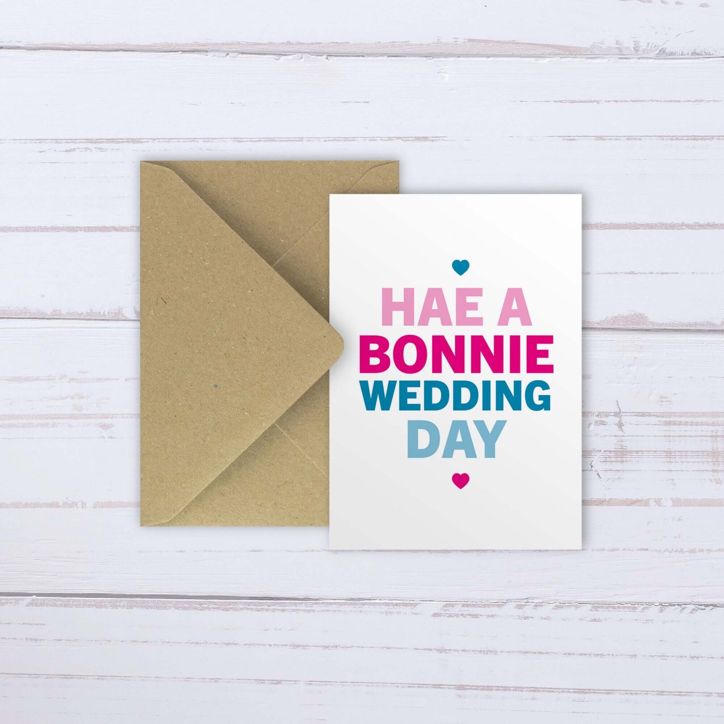 Bonnie Wedding Day | card