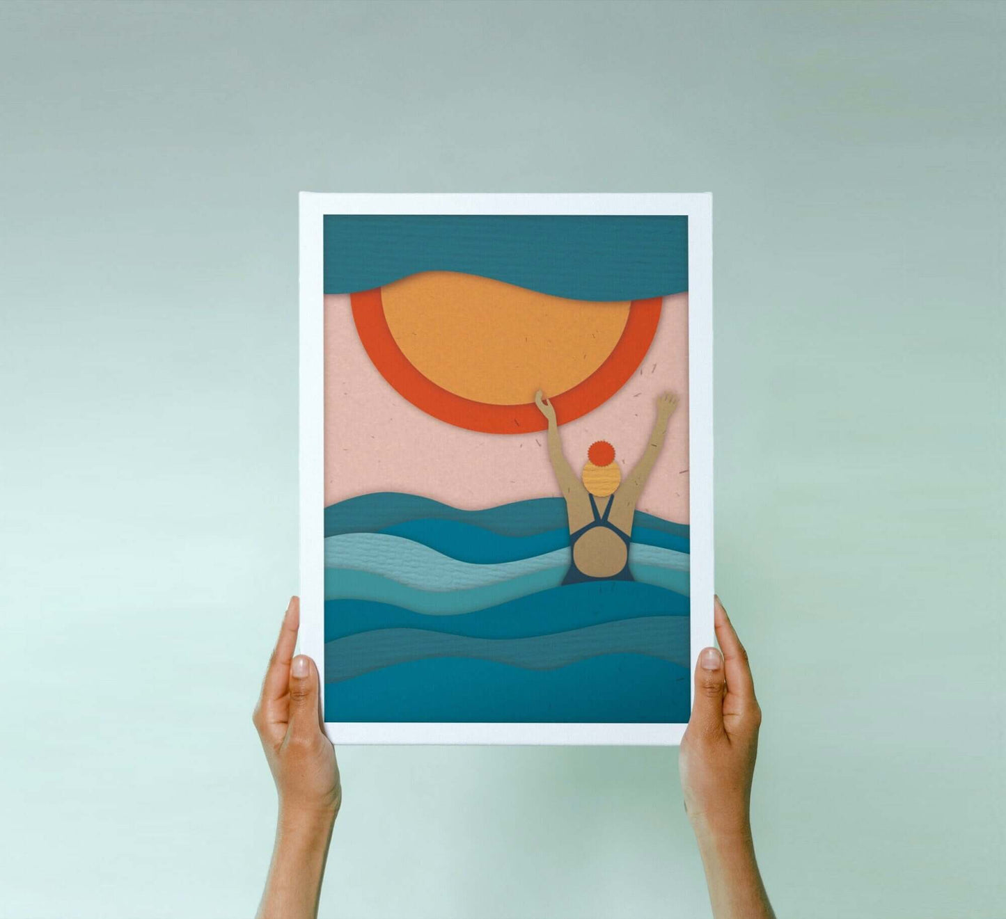 Wild Swimming Waves | print